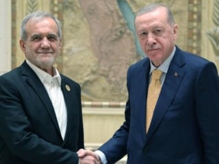 Cumhurbaşkanı Erdoğan, Mesud Pezeşkiyan ile görüştü