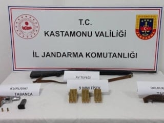Kastamonu’da jandarmadan silah operasyonu