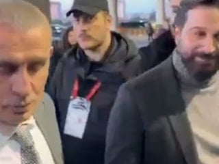 İbrahim Hacıosmanoğlu, Galatasaray - Liverpool maçını tribünden izledi