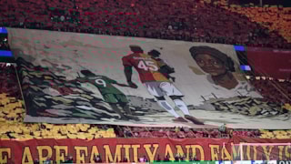 Galatasaray taraftarından Victor Osimhen'e özel koreografi