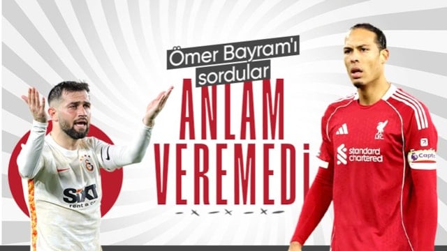 Virgil van Dijk, Ömer Bayram sorusuna tepki gösterdi