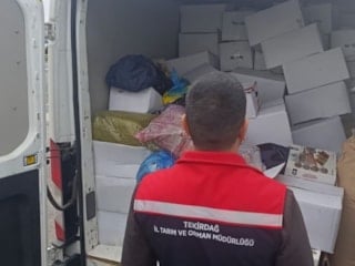 Tekirdağ’da 2 ton baklavaya hazır antepfıstığı imha edildi