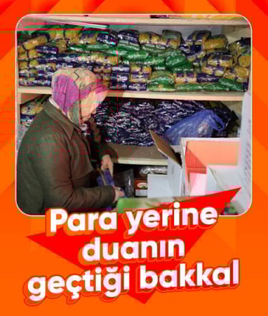 Sivas’ta hayır bakkalı: Burada para yerine dua geçiyor