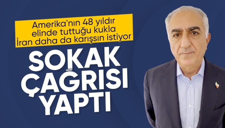 Rıza Pehlevi'den sokağa çıkın çağrısı: Mücadelemizin belirleyici aşamasındayız