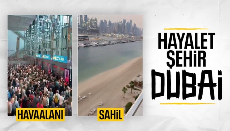 Dubai'den kaçış sürüyor: Plajlar boş kaldı
