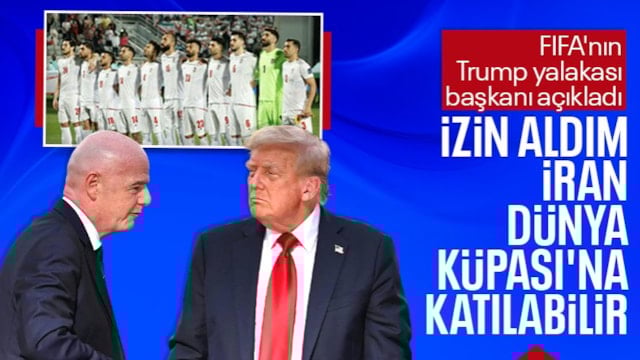 FIFA Başkanı Infantino, İran'ın Dünya Kupası'na katılımını Trump'la görüştü