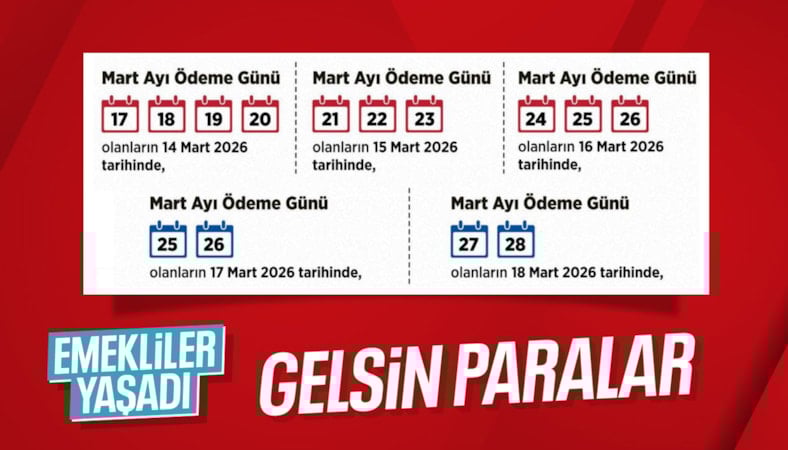 Emekli bayram ikramiyesi ve aylık ödeme tarihleri belli oldu