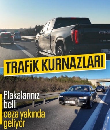 Beykoz’da 30 dakikada 60 araç emniyet şeridini kullandı