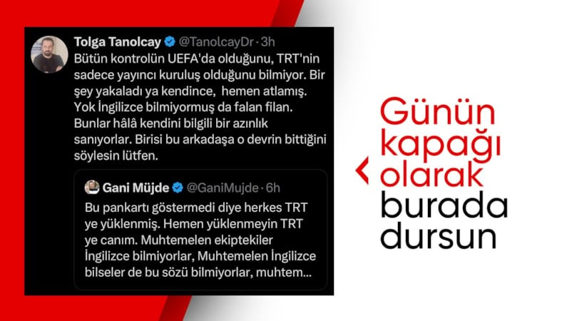 Gani Müjde, TRT'yi hedef aldı: Gerçek bambaşka çıktı