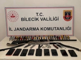Bilecik’te silah kaçakçılığı operasyonu: 11 gözaltı