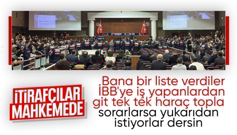 İBB duruşmasında ilk itirafçı savunması: Parayı yukarıdan istiyorlar
