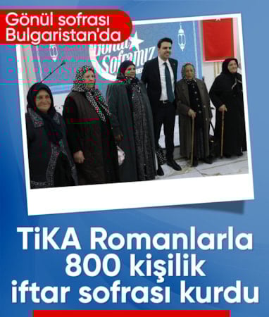 TİKA Başkanı Abdullah Eren, Bulgaristan Filibe’de Romanlarla iftarda buluştu