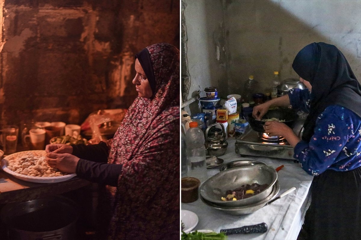 Gazze'de yıllardır değişmeyen iftar kareleri