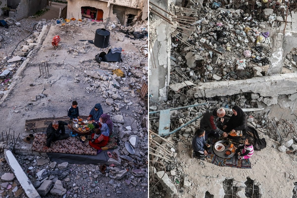 Gazze'de yıllardır değişmeyen iftar kareleri