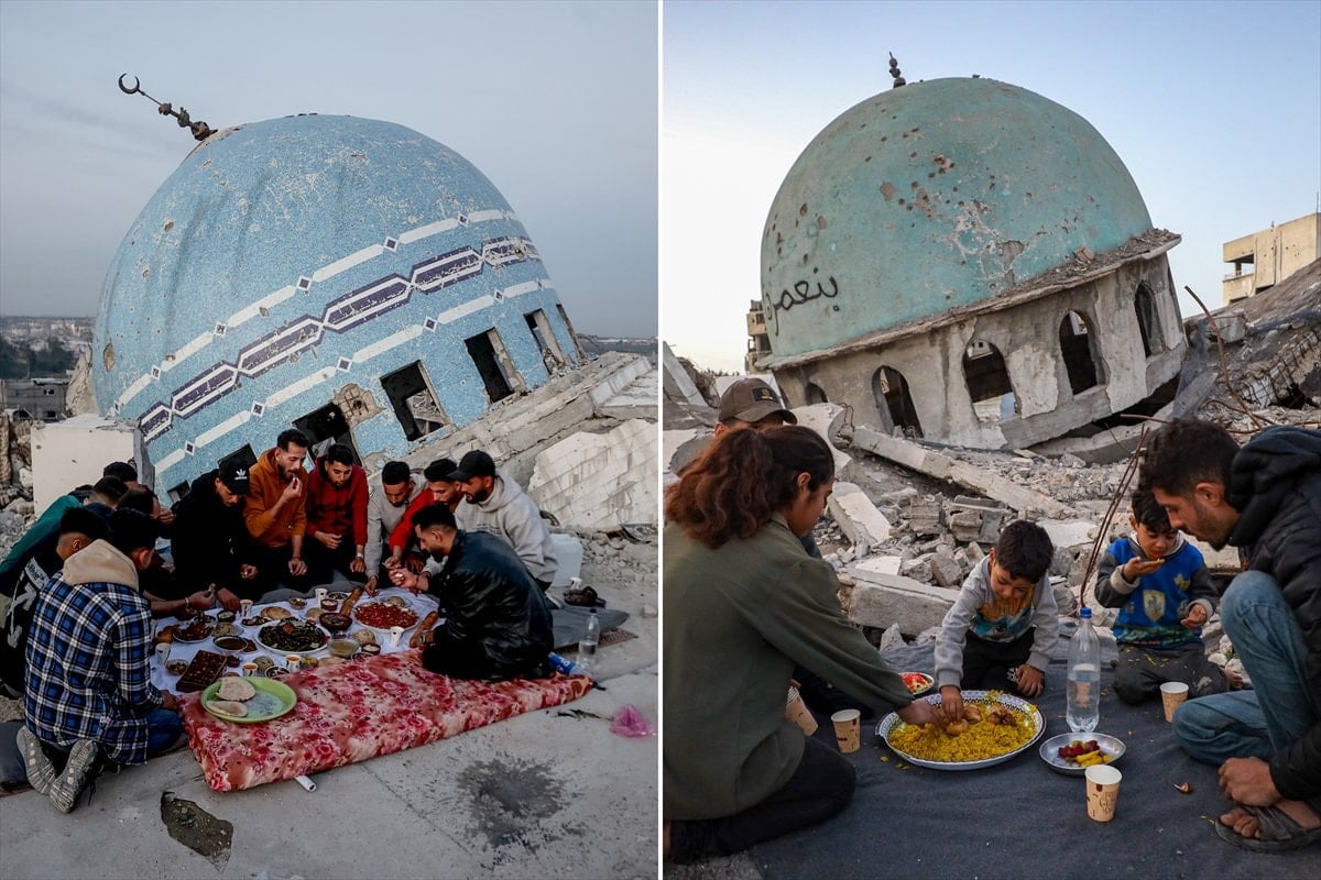 Gazze'de yıllardır değişmeyen iftar kareleri