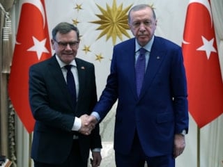 Cumhurbaşkanı Erdoğan Alman Dışişleri Bakanı'nı kabul etti