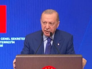 Cumhurbaşkanı Erdoğan, Guterres ile ortak basın toplantısı düzenliyor