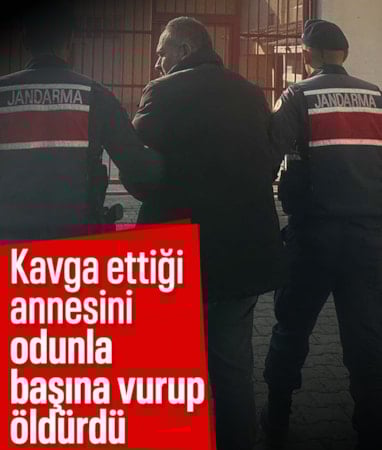 Aydın'da annesini odunla vurarak öldüren zanlı tutuklandı