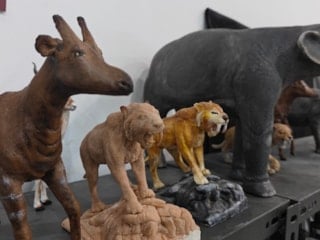 Kayseri'de 7,7 milyon yıllık fosiller minyatürle buluşuyor