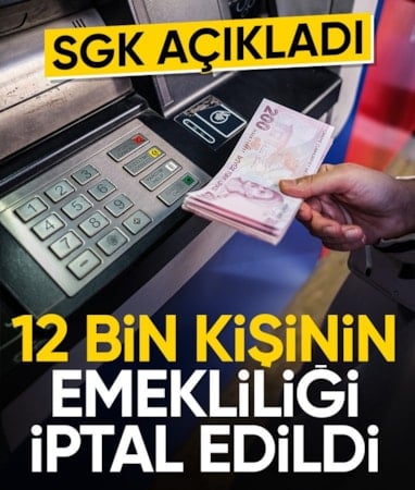 SGK: Son 5 yılda 650 bin değil 12 bin 209 kişinin emekliliği iptal edildi