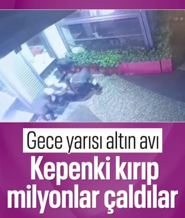 İstanbul'da milyonluk altın hırsızları yakalandı