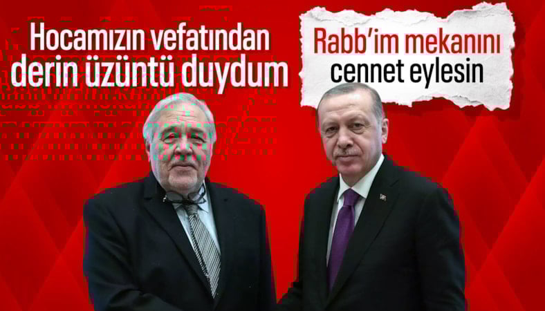 Cumhurbaşkanı Erdoğan'dan İlber Ortaylı için taziye mesajı