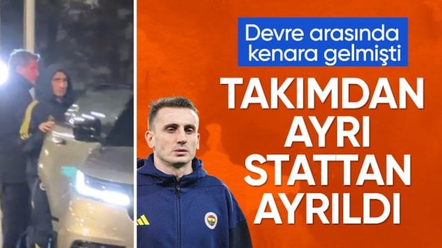 Kerem Aktürkoğlu, takımdan ayrı stadyumdan ayrıldı