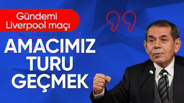 Dursun Özbek: İnşallah Liverpool’da güzel bir maç olacak