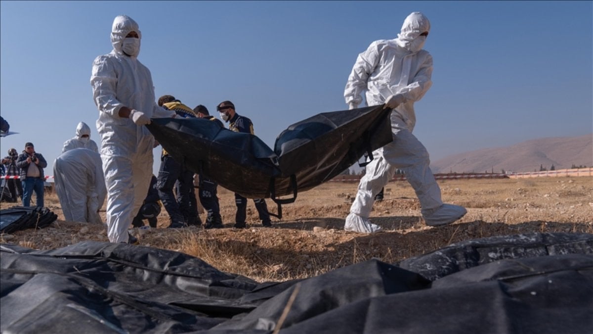 Suriye'de toplu mezar ortaya çıkarıldı