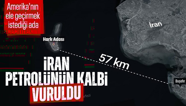 ABD, İran petrolünü hedef almaya devam ediyor: Hark Adası'na saldırdı