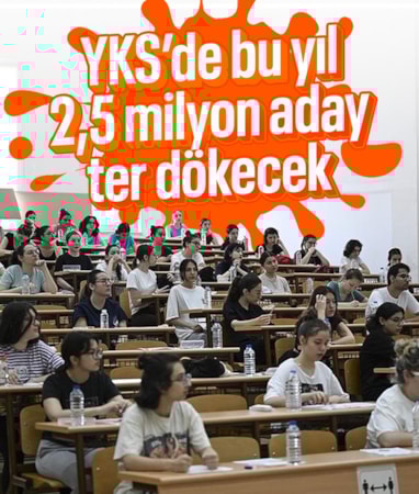 YKS'ye 2026'da 2,5 milyon aday başvurdu