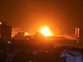 İsrail'in Gazze'ye düzenlediği saldırılarda bir polis hayatını kaybetti