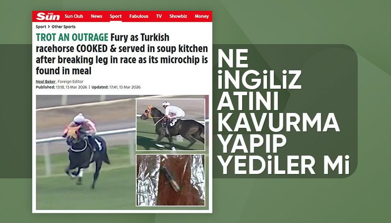 Mersin'de kavurma yapılan at, İngiliz gazetelerine manşet oldu