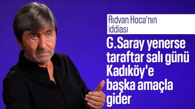 Rıdvan Dilmen'den Fenerbahçe'nin Kadıköy'deki maçı için dikkat çeken iddia