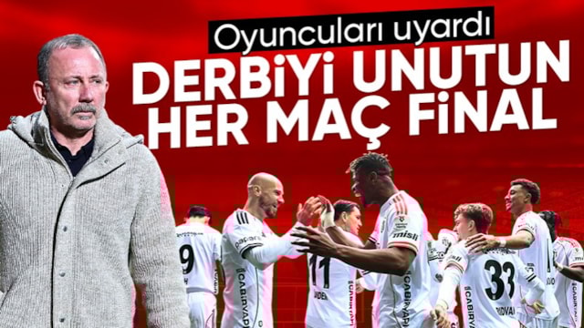 Beşiktaş'ta Sergen Yalçın'dan oyuncularına uyarı