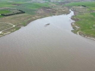 Tekirdağ'da Türkmenli Barajı'nda sevindiren artış