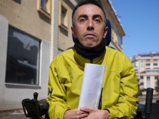 Bayburt'ta engelli vatandaşa çarpan sürücüye 15 bin TL para cezası