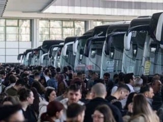 Bayram yolculuğunda yoğunluk: İstanbul çıkışlı otobüs seferlerinin yüzde 90’ı doldu