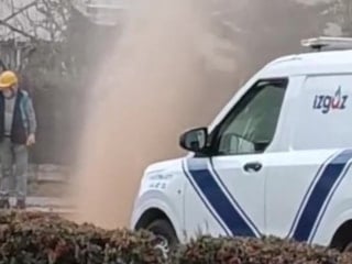 Derince’de doğalgaz borusu alarmı