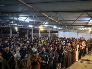 Gazze'de Kadir Gecesi idrak edildi