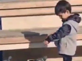 Bursa'da çöp kamyonunun altında can veren Serhat'tan geriye görüntüleri kaldı