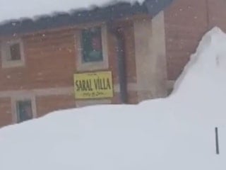 Bayburt’ta Kılıçkaya Yaylası, mart karıyla beyaza büründü