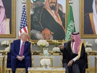 ABD Başkanı Donald Trump, Suudi Arabistan Veliaht Prensi Salman ile görüştü