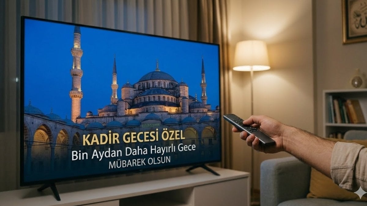 Kadir Gecesi Özel TV programları 2026: ATV, Kanal D, TRT, Diyanet TV