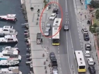 İstanbul'da dron destekli trafik denetimi: 58 araca 190 bin lira ceza