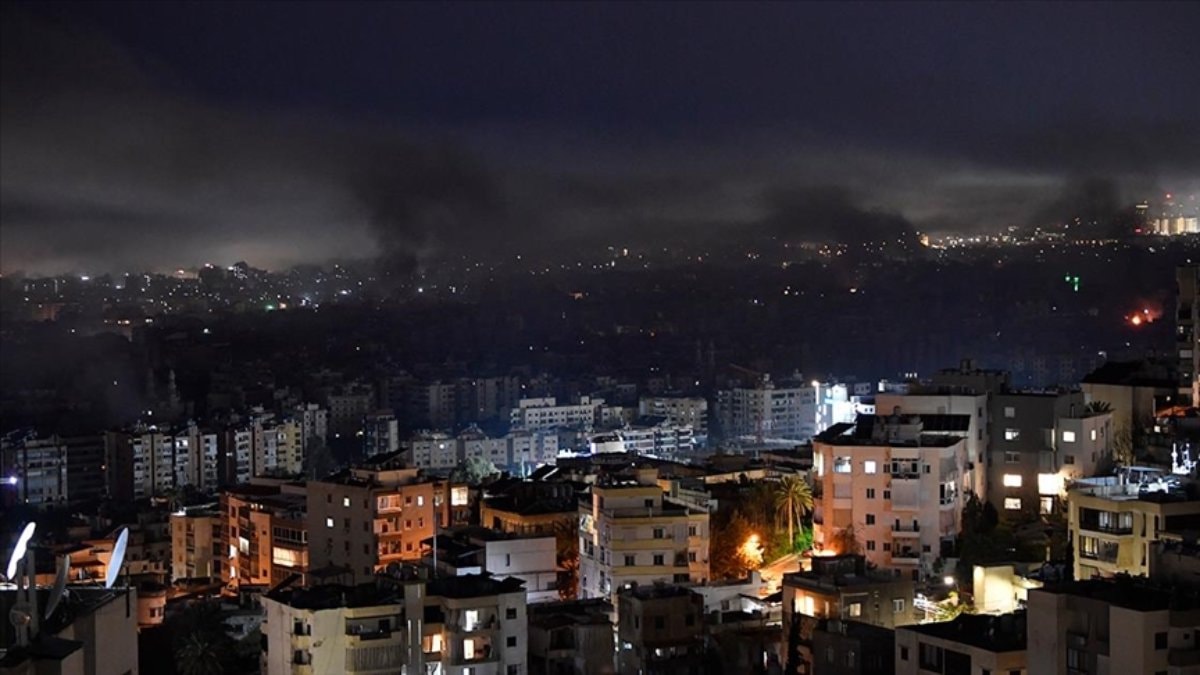 İsrail'den Lübnan'ın başkenti Beyrut'a hava saldırısı