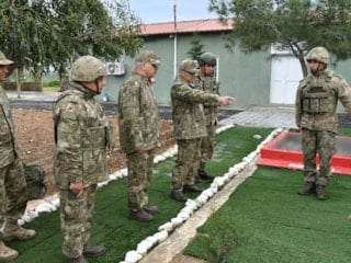 Kara Kuvvetleri Komutanı Metin Tokel'den KKTC'de inceleme