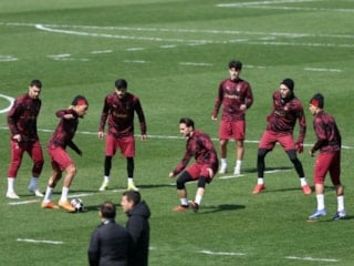 Galatasaray, Liverpool maçı hazırlıklarını tamamladı
