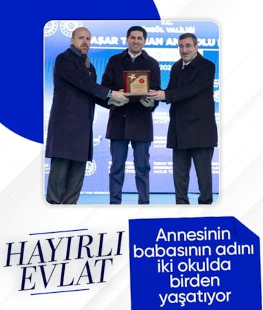 Serdar Turhan'ın memleketine vefası: Verdiği okul sözlerini tuttu