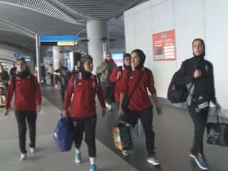 Asya Kupası'ndaki kriz sonrası İran Kadın Milli Futbol Takımı İstanbul'da